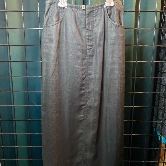 100% Linen Maxi Chamonix Skirt - Picture 1 of 2